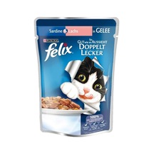 Tr Pouch Somon Ve Sardalyalı Yaş Kedi Maması 85 Gr X 20 Adet