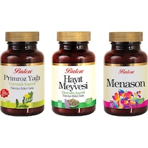 Balen Primroz Yağı 90 Kapsül + Hayıt Meyvesi 60 Kapsül + Menason 60 Kapsül