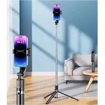 170cm Tripod Ve Selfie Çubuğu Bluetooth Uzaktan Kumandalı Yüksekliği Ayarlanabilir K9 Diğer