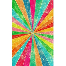 Buffalo Bandana Rainbow Color Siyah