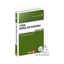 Türk Borçlar Kanunu - Ağustos 2024 Beta Yayınevi Kolektif