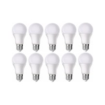 9W Led Ampul Beyaz 10 Adet
