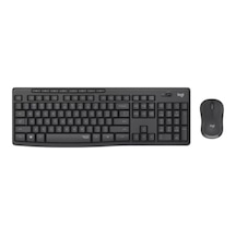 Logıtech Mk295 Q Tr Sessiz Kablosuz Klavye Mouse Set Siyah 920-009804 Optik