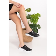 Siyah Comfort Taban  Bayan  Ortopedik Sabo Terlik 1001 Siyah