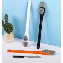 Ördek Tasarımlı Silikon Tuvalet Ve İnce Detay Fırçası