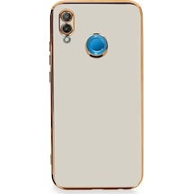 Newface Huawei P20 Lite Kılıf Volet Silikon - Beyaz