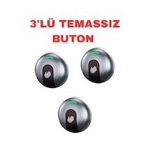 Sr-705 W Temassız Kapı Açma Butonu Ip68 Su Geçirmez Sıva Üstü Kızılötesi Sensörlü Çıkış Butonu 12-24v Dc 3 Adet