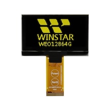 Winstar 2.42 İnç Cog Oled Ekran - 128x64, Sarı