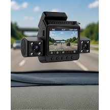 Araç Ön Arka İç Kamera Sistemi Full Hd Hareket Sensörlü Kayıt Cihazı