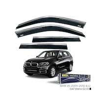 Bmw X5 2009-2018 - Kromlu Cam Rüzgarlığı 4lü Parça