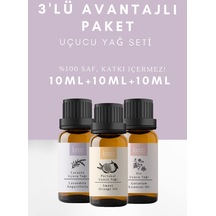 Boco Born In Cosmetics Itır + Lavanta + Portakal Saf Aromaterapi Uçucu Yağı 3 x 10 ML