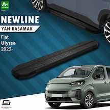 S-dizayn Fiat Ulysse Uzun Şase Newline Siyah Yan Basamak 243 Cm 2022 Üzeri A+ Kalite