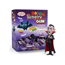 Booom Vampire Gum - Ekşi Toz Dolgulu Dil Boyayan Balonlu Sakız 200 Lü Stand Kutu