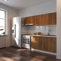 Tdesigno Miray Hazır Mutfak Dolabı 200 CM Ceviz