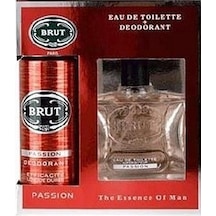 Brut Passion Erkek Parfüm EDT 100 ML + Erkek Deodorant 200 ML
