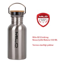 Milo Of Climbing Nowa 550 Ml Çelik Matara Gri