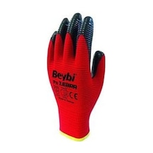 Beybi Nitril Pmk Pn5 Kırmzı Siyah 9 Beden 12li Paket