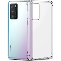 Huawei P40 Pro Kılıf Antishock Ultra Korumafull Ekran Koruyucu Şeffaf
