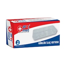 Artımed Günlük İlaç Kutusu Şeffaf