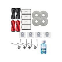 Roborock Saros 20 İle Uyumlu 2 Ana Fırça 4 Yan Fırça 4 Filtre 4 Mop 1 Deterjan 4 Toz Torbası 8