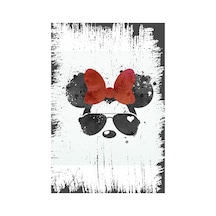 Mickey Mouse Tasarımlı Ahşap Poster Renkli - 645065599