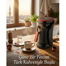 Bol Köpüklü Türk Kahvesi Makinesi Sesli İkaz Ve Otomatik Kapanma Özellikli Çok Renkli