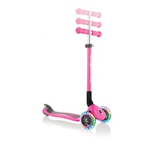 Globber Primo Katlanabilir Lıghts - Çocuklar Için 3 Tekerlekli Işıklı Scooter-Pembe