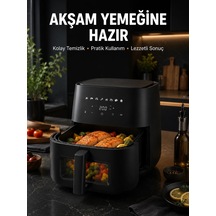 Ers Dokunmatik Ekranlı Air Fryer Sağlıklı Yağsız Pişirme Cihazı