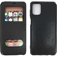 Samsung Uyumlu Galaxy M51 Için Nettech Pencereli Kapakli Kilif 481826287