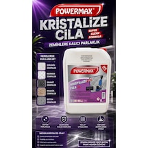 Powermax Kristalize Cila 5l Uzun Süreli Parlaklık Sağlayan Profesyonel Zemin Bakım Ürünü
