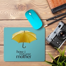 How I Met Your Mother Yellow Umbrella 2 3 Baskılı Mousepad Mouse Pad