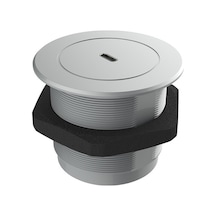 Metalline® Circular-line Modüler Hızlı Şarj Kutusu- Usb-C-Gümüş