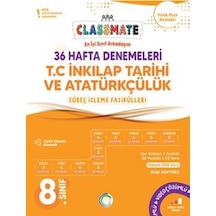 Okyanus Yayınları 8. Sınıf T.c. İnkılap Tarihi Ve Atatürkçülük Classmate 36 Hafta Denemeleri