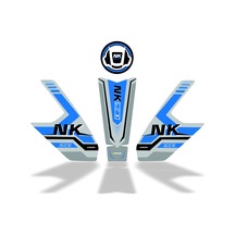 250 Nk 2023 Uyumlu Deeb Model X Tank Pad Set Mavi Gri