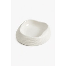 X Duygu Batum Momento Ripple Bowl Servis Sunum Tabak Ekru - 923712663 Ekru