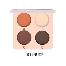 Mod Göz Farı Paleti 9'lu Mat Göz Farı Paleti Parıltılı Göz Farı Makyaj Nude 01 C01