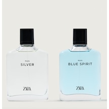 Zara Man Sılver Zara Man Blue Spırıt Edt 100 Ml + 100 Ml 3,38 Fl. Oz Parfum Ferah