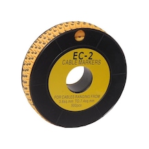 Ec-2 "0" Numara Kablo Numaratörü - 500 Adet