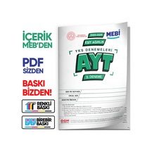 2026 Ösym Yks-ayt Eşit Ağırlık Mebi Online Türkiye Geneli 3. Deneme Büyük Boy Renkli Baskı Ücreti
