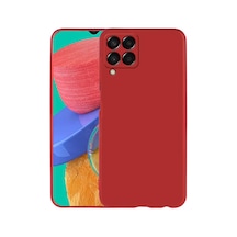 Zore Galaxy M33 Kılıf Nvth Premier Silikon Kapak - Kırmızı