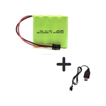 Tnl 4.8v 1300mah Siyah Soketli Ni-mh Oyuncak Araba Pili + Usb Şa