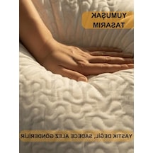 Sıvı Geçirmez Yastık Alezi, Yıkanabilir Ve Antialerjik Tasarım - 50x70 Cm Açık Indigo