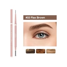 1 Adet Su Geçirmez Çift Uçlu Kaş Kalemi 1.5mm Ultra İnce Kaş Kalemi Ter X6 Classic Black 0