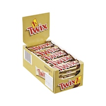 Twix Classic Çikolata Bar 25x50 G - Çikolata, Karamel Ve Bisküvi Lezzeti 2'li Ekonomik Paket - Tarı