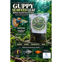 Aqua Expert Guppy Seaweed Leaf Aonori & Kombu Yosunlu İnce Pul Lepistes Ve Tropheus Yemi - 20 Gr