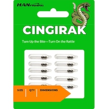 Hanfish Cıngırak Silikon Ses Tüpü L
