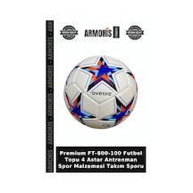 Premium Ft-800-100 Futbol Topu 4 Astar Antrenman Spor Malzemesi Takım Sporu Çok Renkli