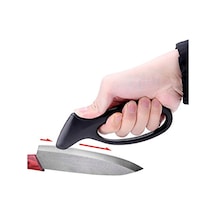 Thentech Profesyonel Bicak Bileyici El Koruma Hazneli Ergonomik Sapli Hizli Kolay Keskinlestirme Aleti Evde