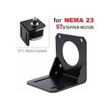 Nema 23 Nema 57 Step Motor L Tip Metal Montaj Parçası Braket Metal Taban Tutucu