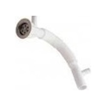 Körüklü Lavabo , Mutfak Eviye Gider Sifonu Çift Çıkışlı Beyaz